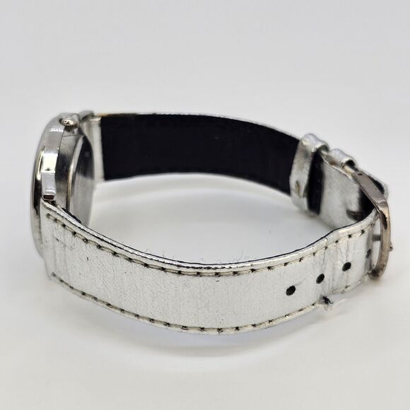 Santa Claus Women's Watch 33MM White Dial Gray Leather Bands New Battery - Picture 7 of 14